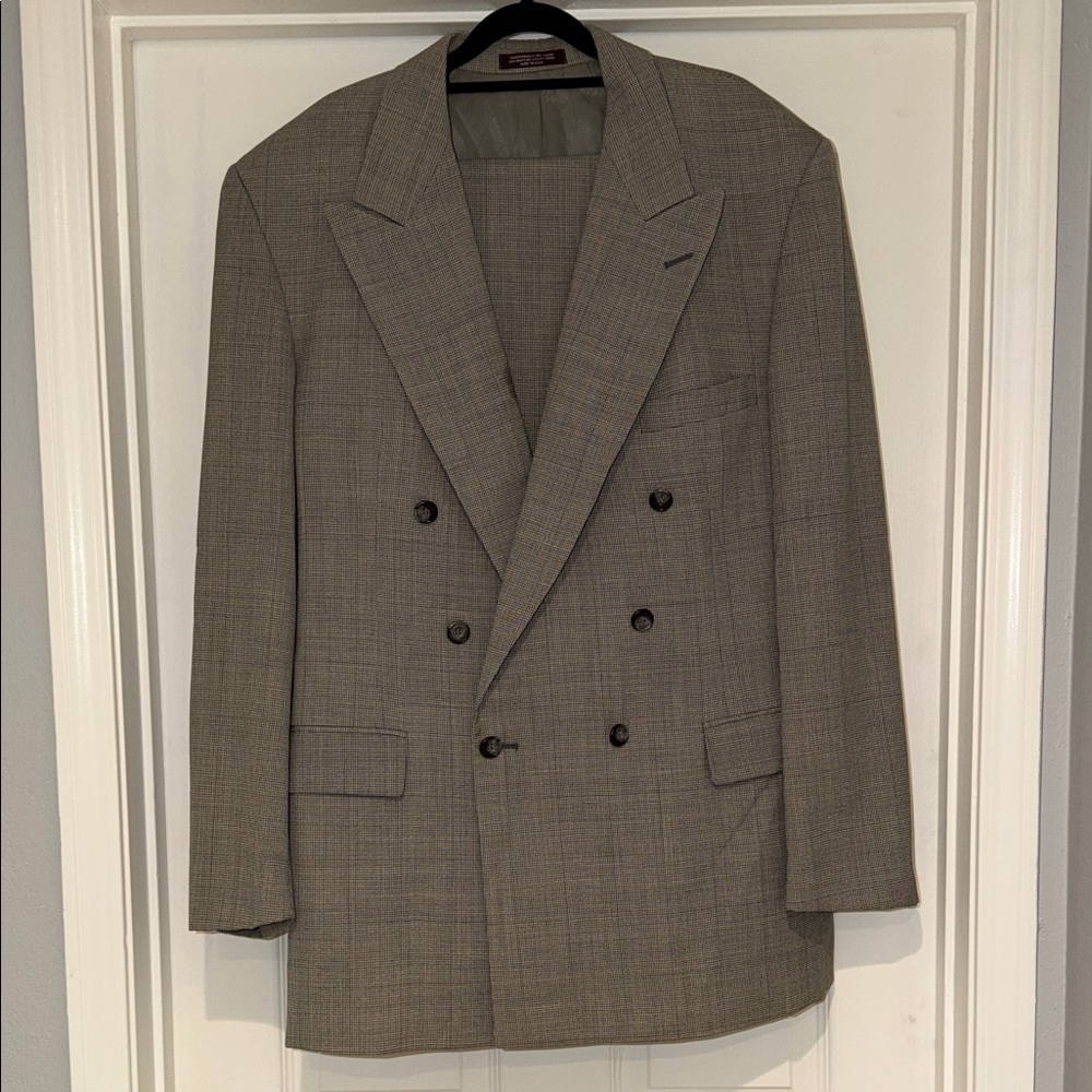 Evan Piccone light-gray, Double-Breasted Suit